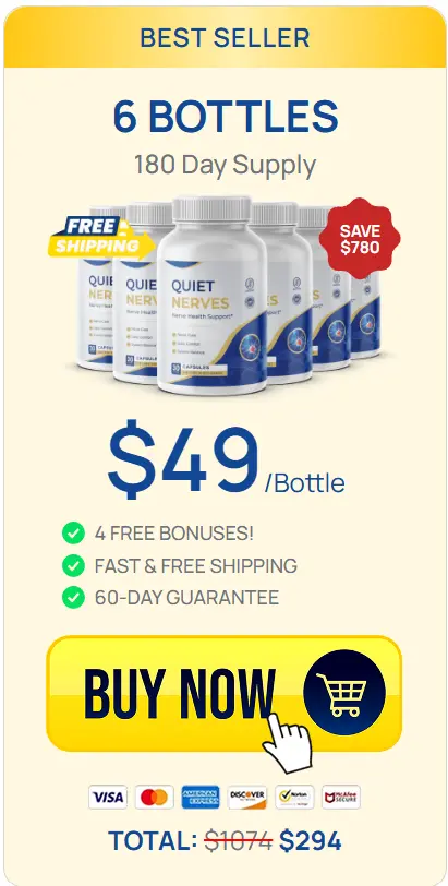 QuietNerves order 6 bottles